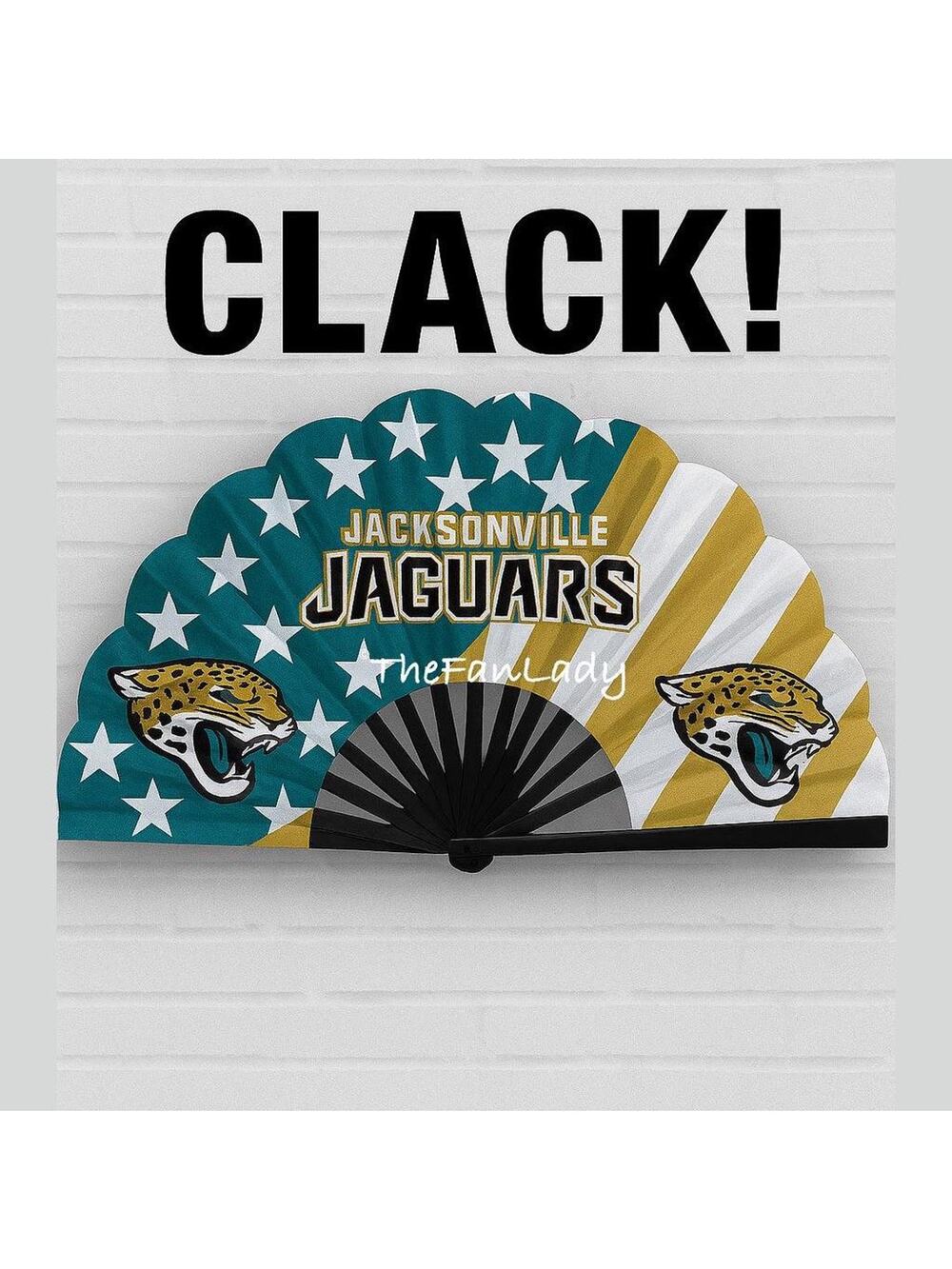 Jacksonville Jaguars Clack Fan: NFL Game Day Accessory